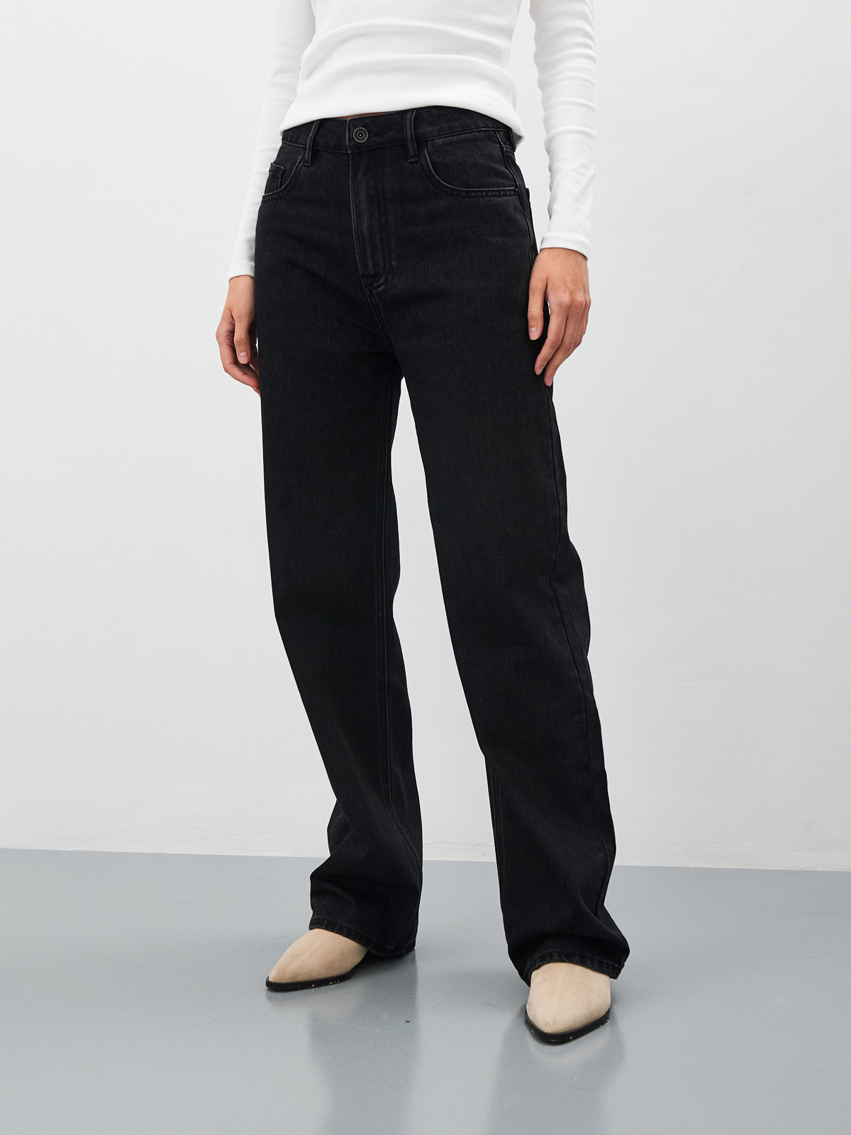 Женские Джинсы Свободные