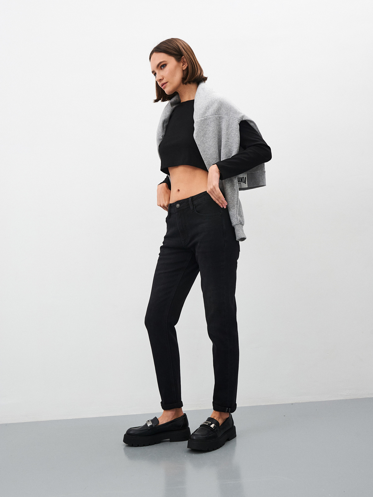 Утепленные Женские Джинсы  Бойфренды "Ут. Начёс"