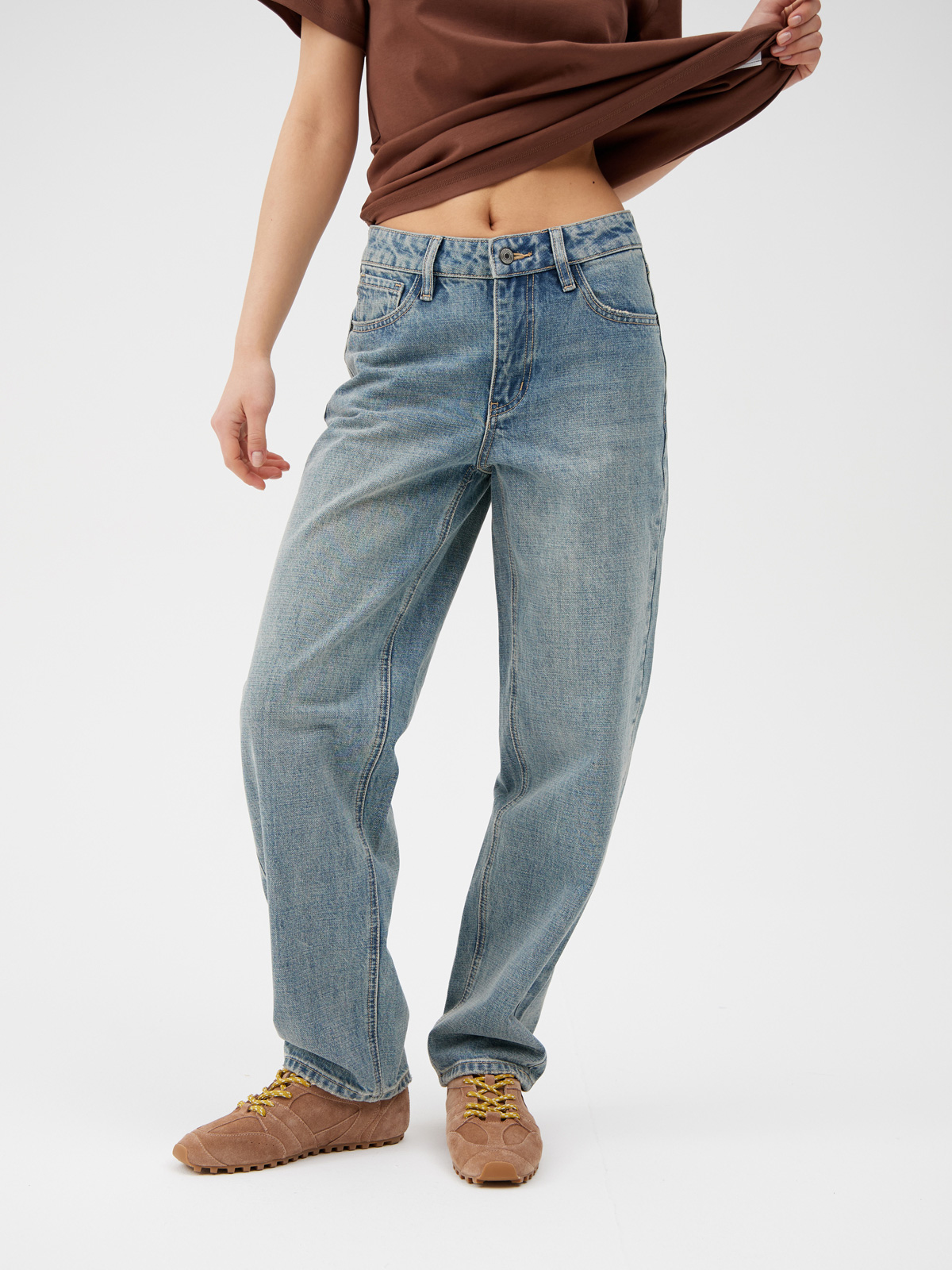 Женские Джинсы  BAGGY