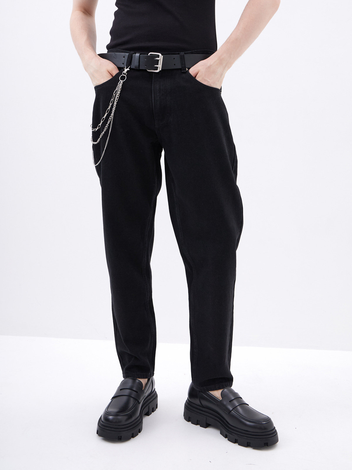 Мужские джинсы зауженного кроя