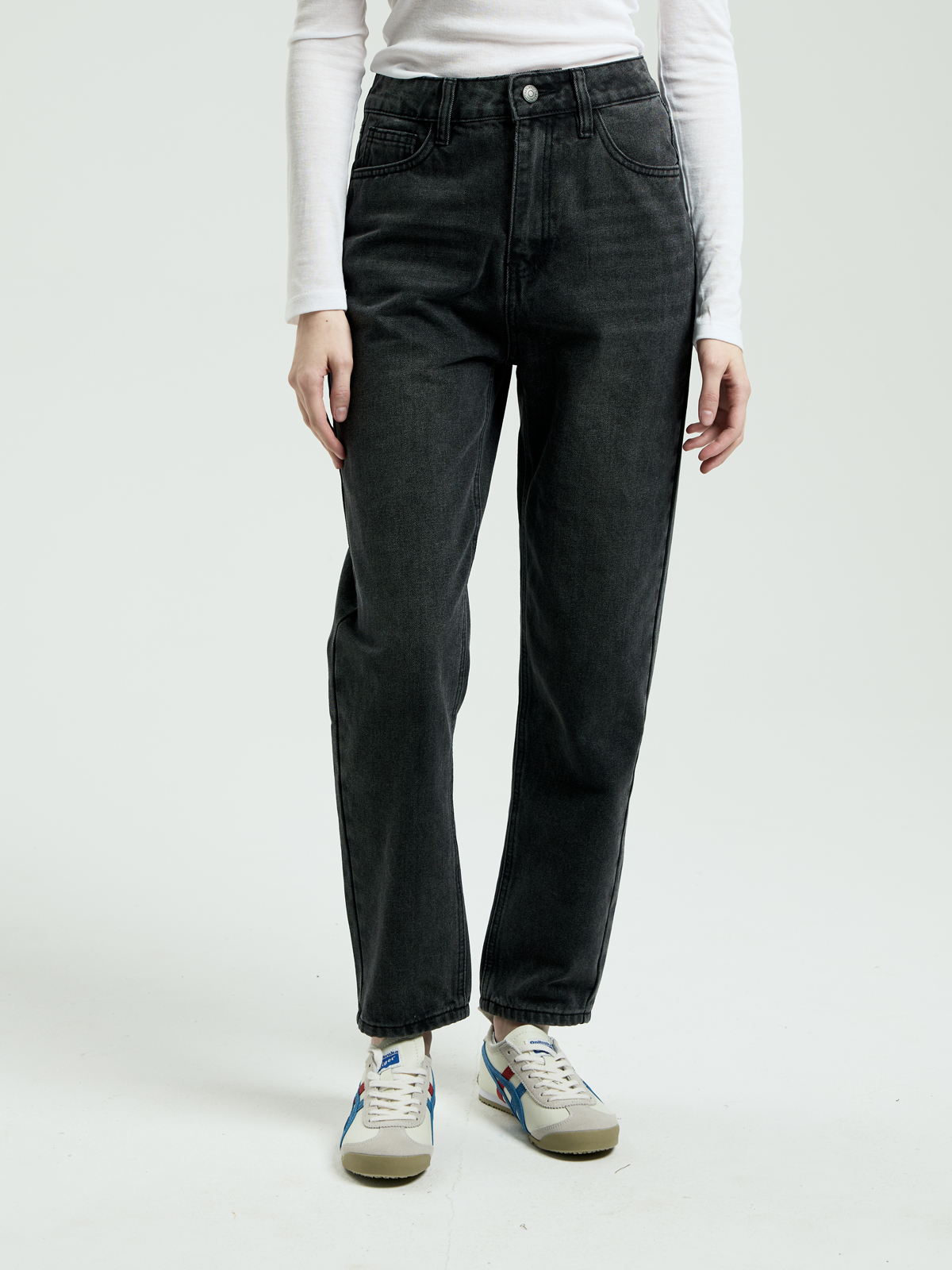 DESIMALL Женские Джинсы Mom