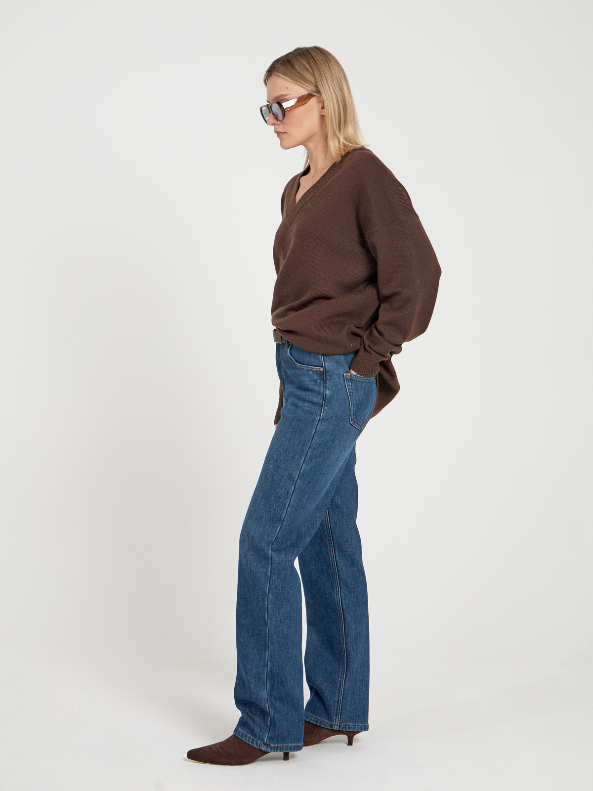 Женские Джинсы Утепленные STRAIGHT