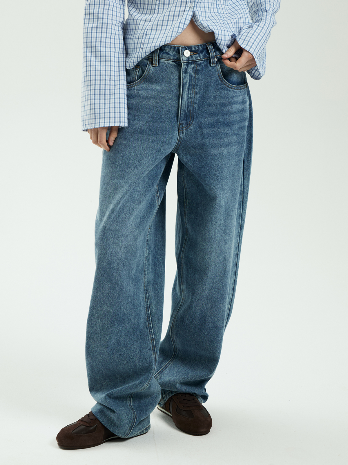 Женские Джинсы БЭГГИ