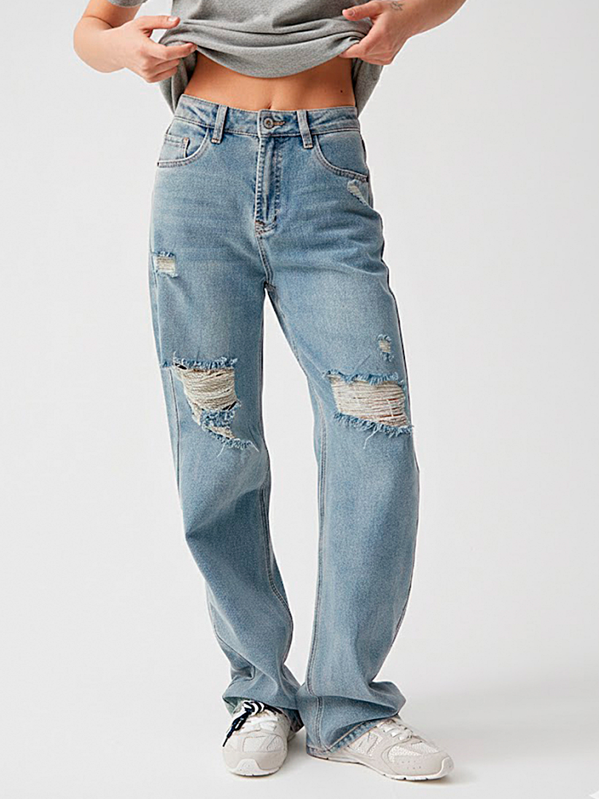 Женские Джинсы  ШИРОКИЕ