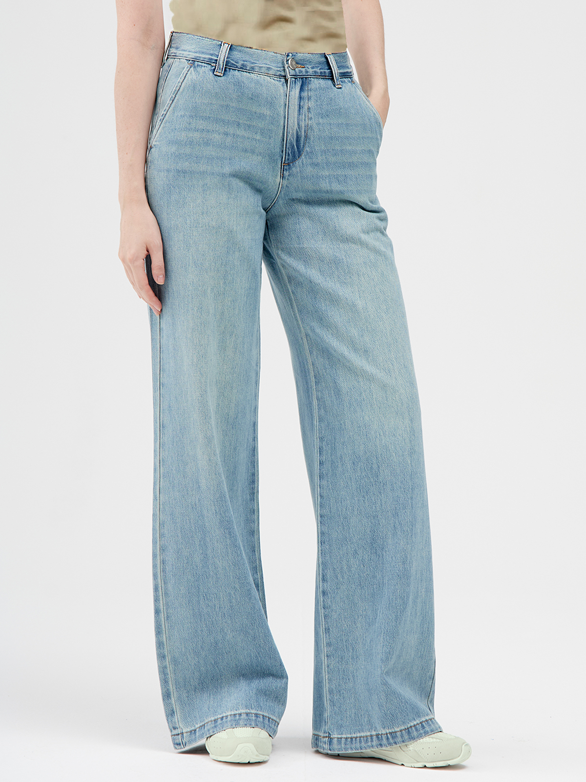 Женские Джинсы  ШИРОКИЕ