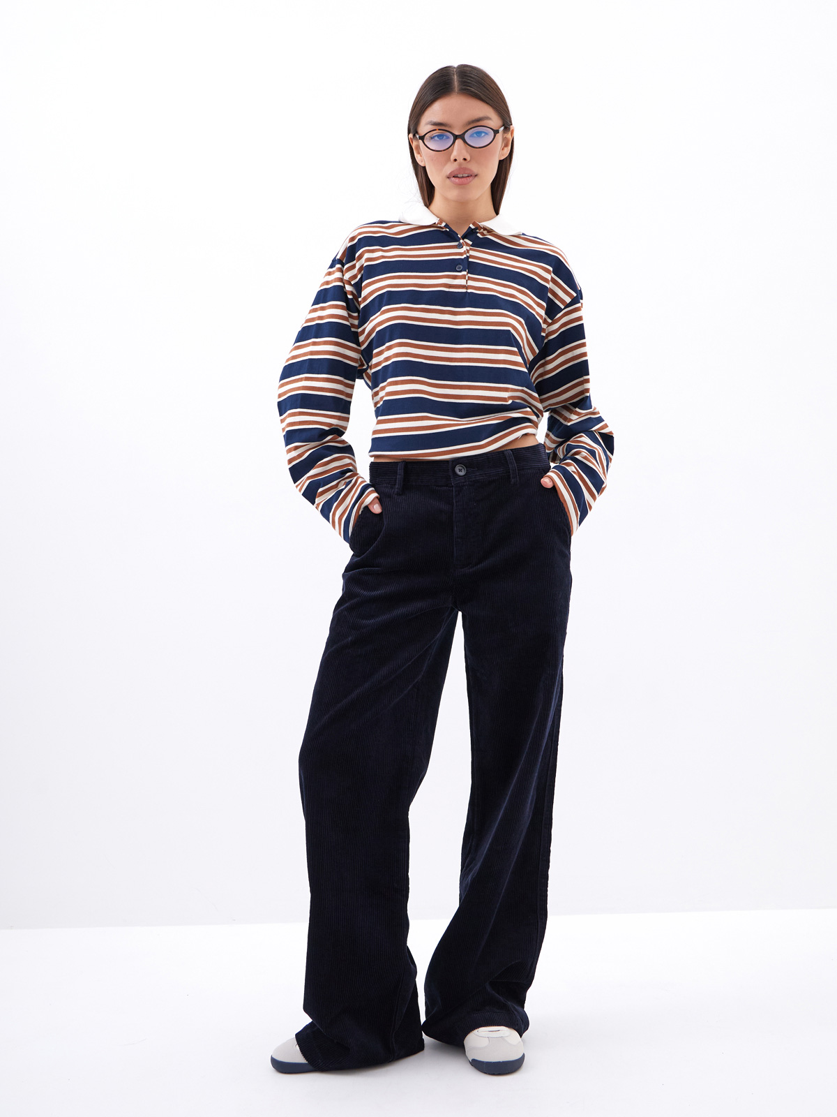 Женские брюки из вельвета TRUBA