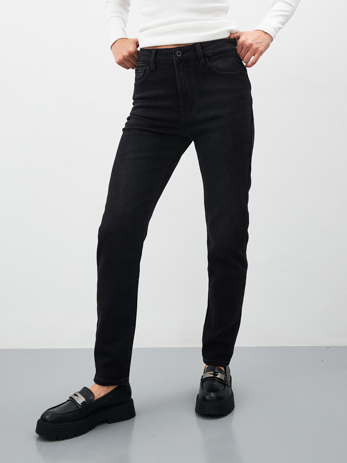 Утепленные Женские Джинсы Мом "Ут. Начёс"