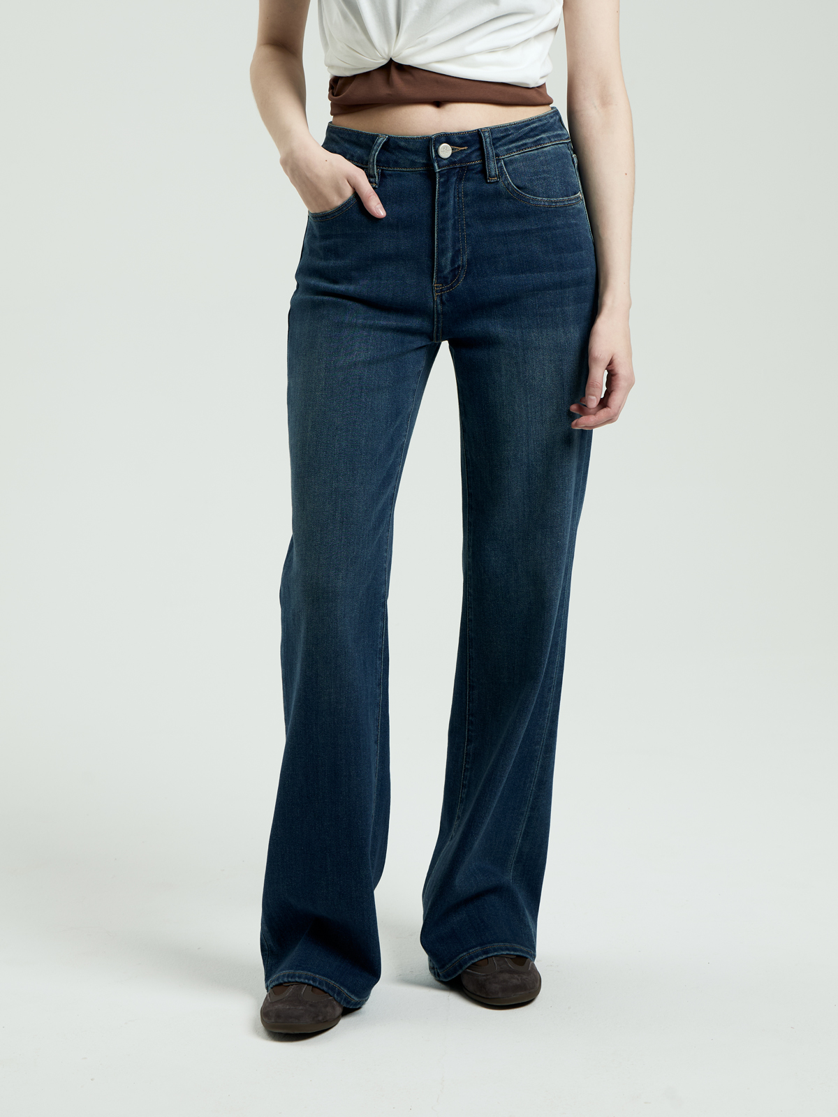 Женские Джинсы  ШИРОКИЕ