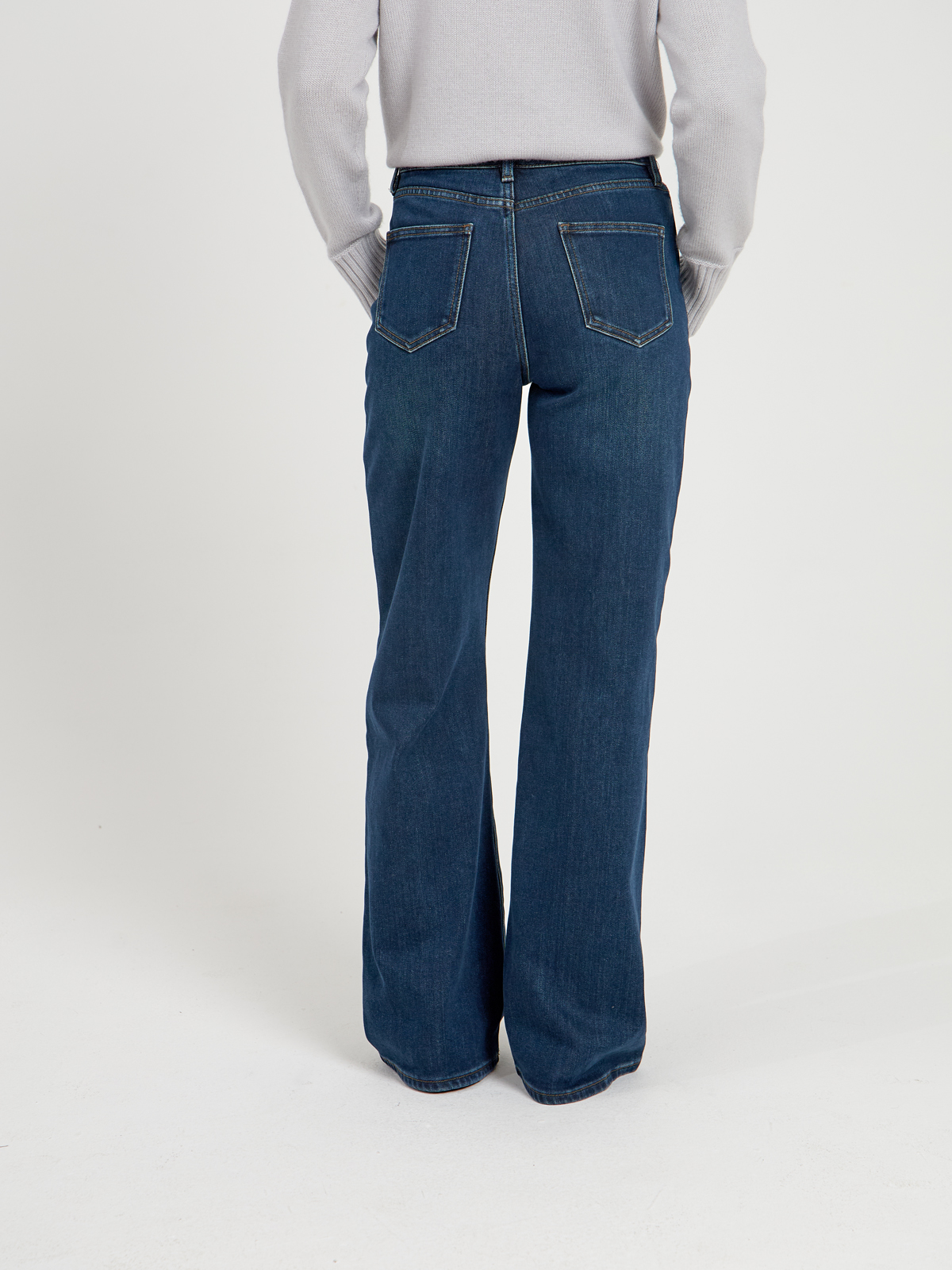 Женские Джинсы Утепленные WIDE LEG
