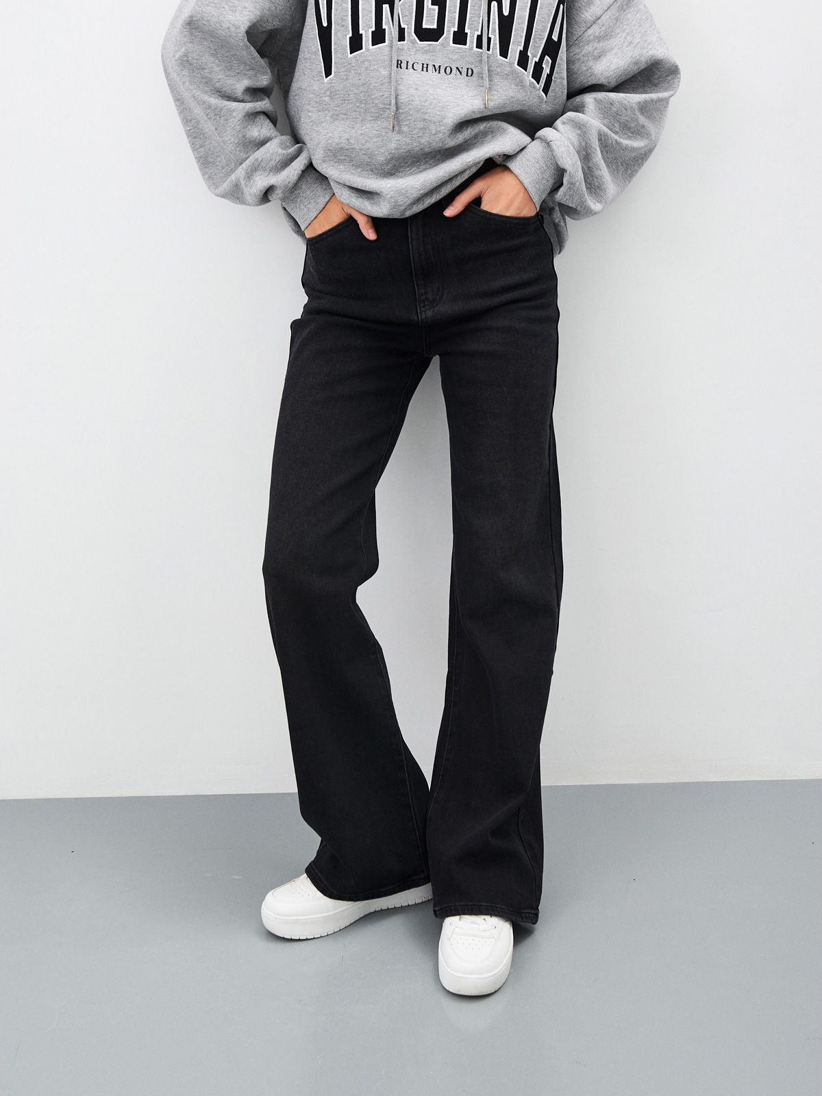 Утепленные Женские Джинсы Свободные "Ут. Ворс"