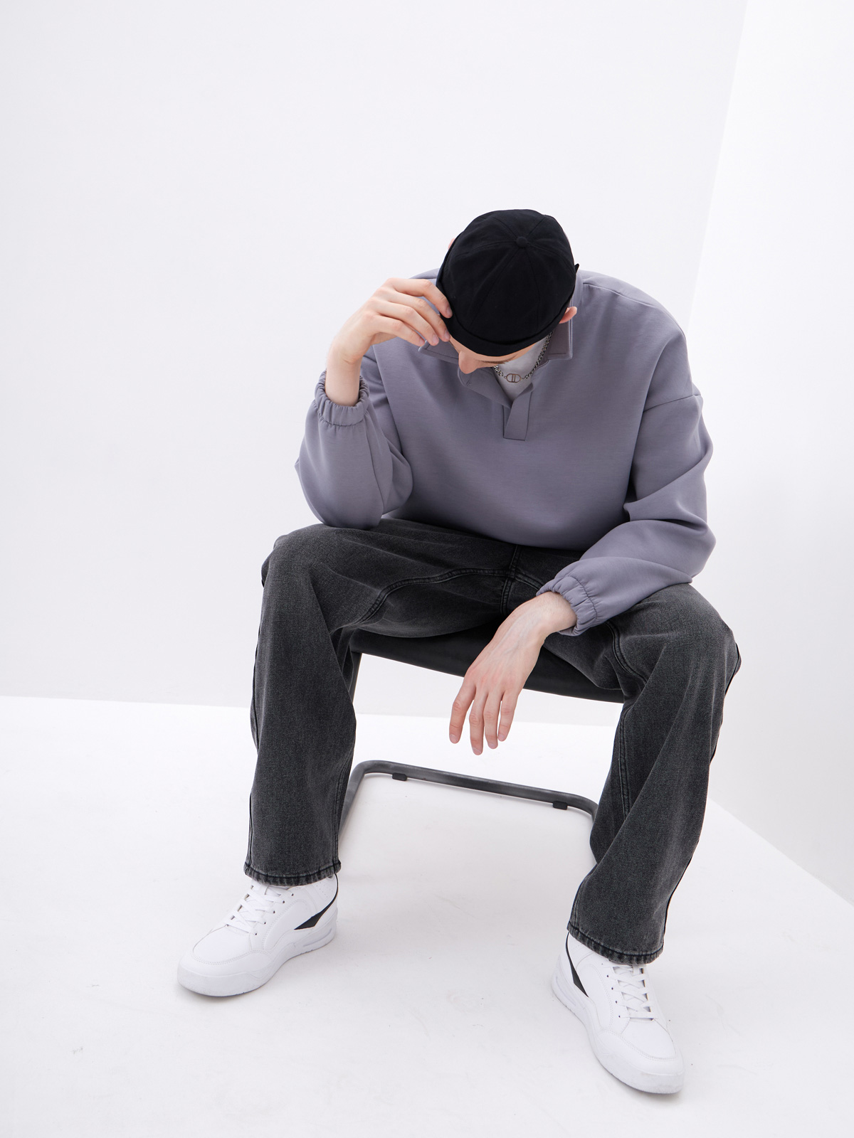 Мужские джинсы широкого кроя