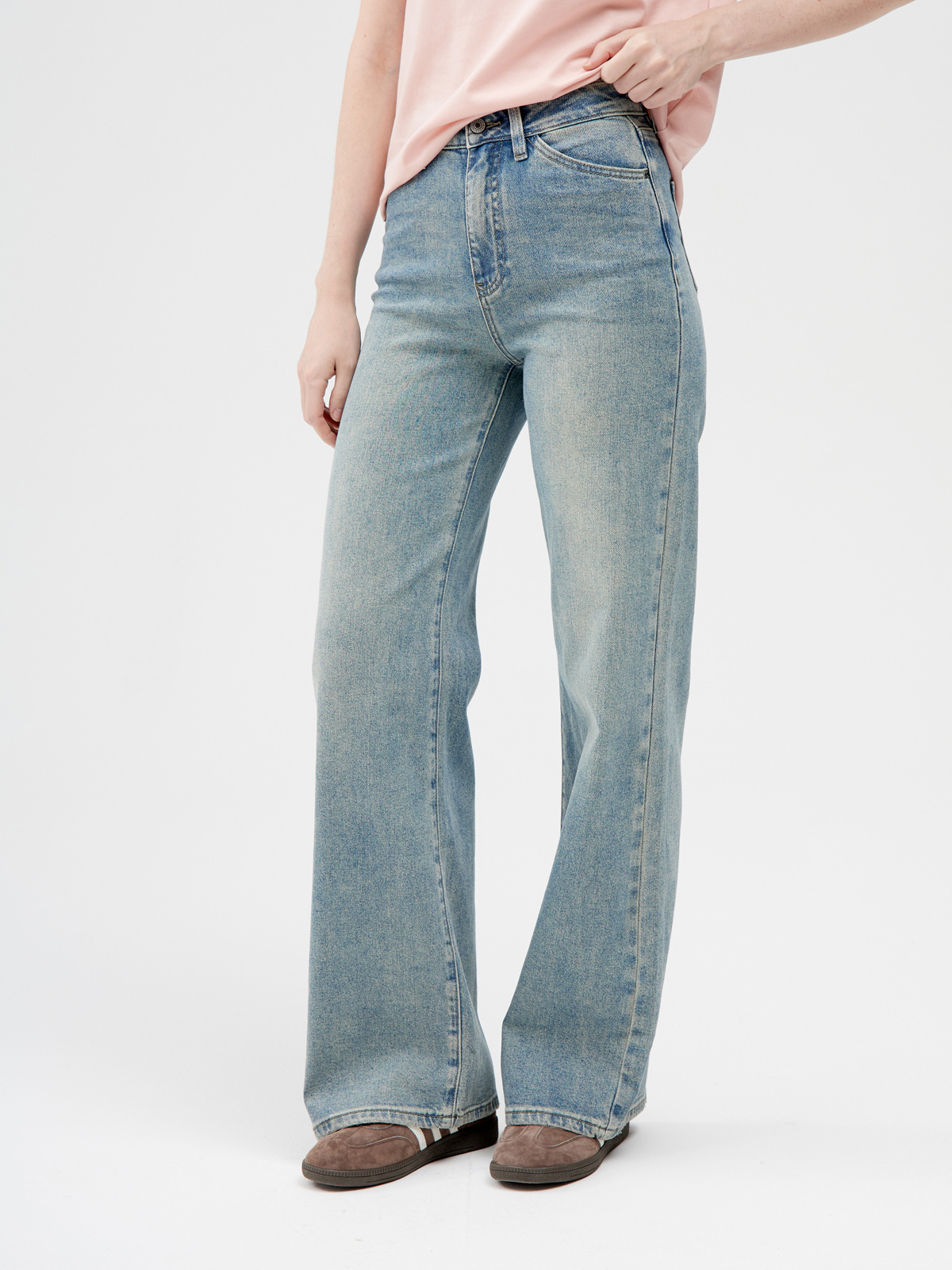 Женские Джинсы Свободные