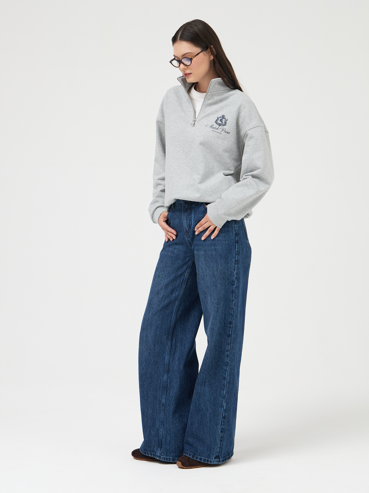 Женские Джинсы  ШИРОКИЕ