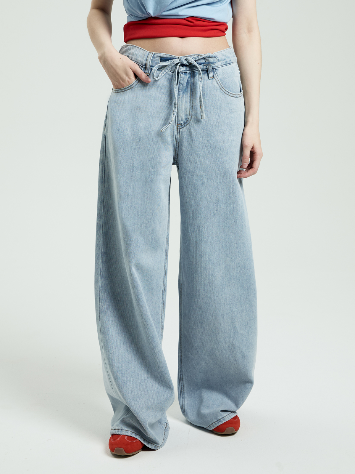 Женские Брюки ВАЙД ЛЕГ