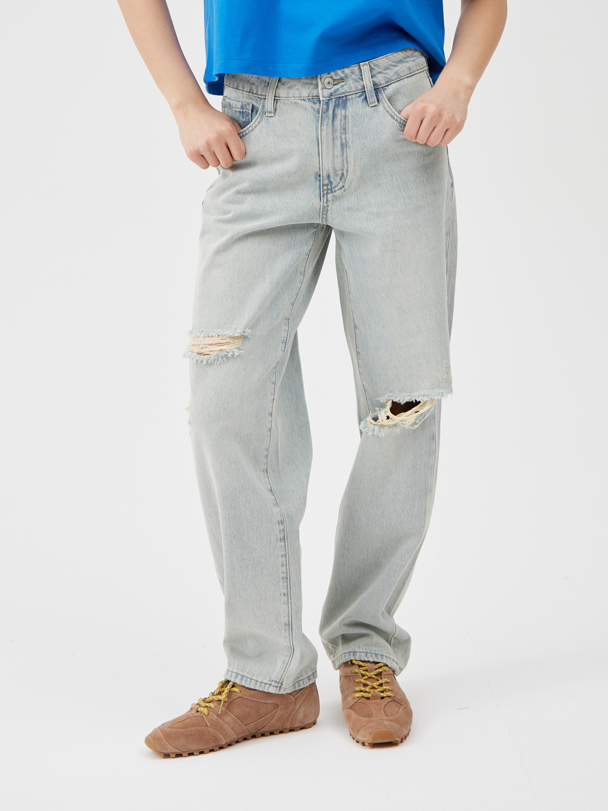 Женские Джинсы  ШИРОКИЕ