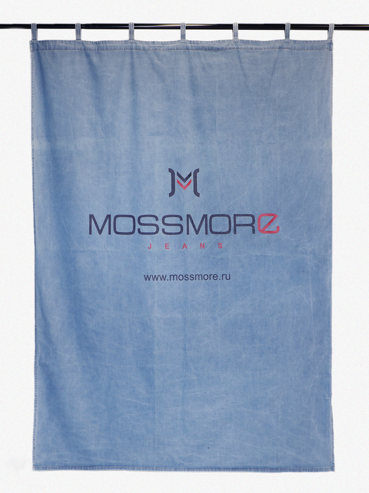 Штора Фирменная Mossmore LIGHT-BLUE