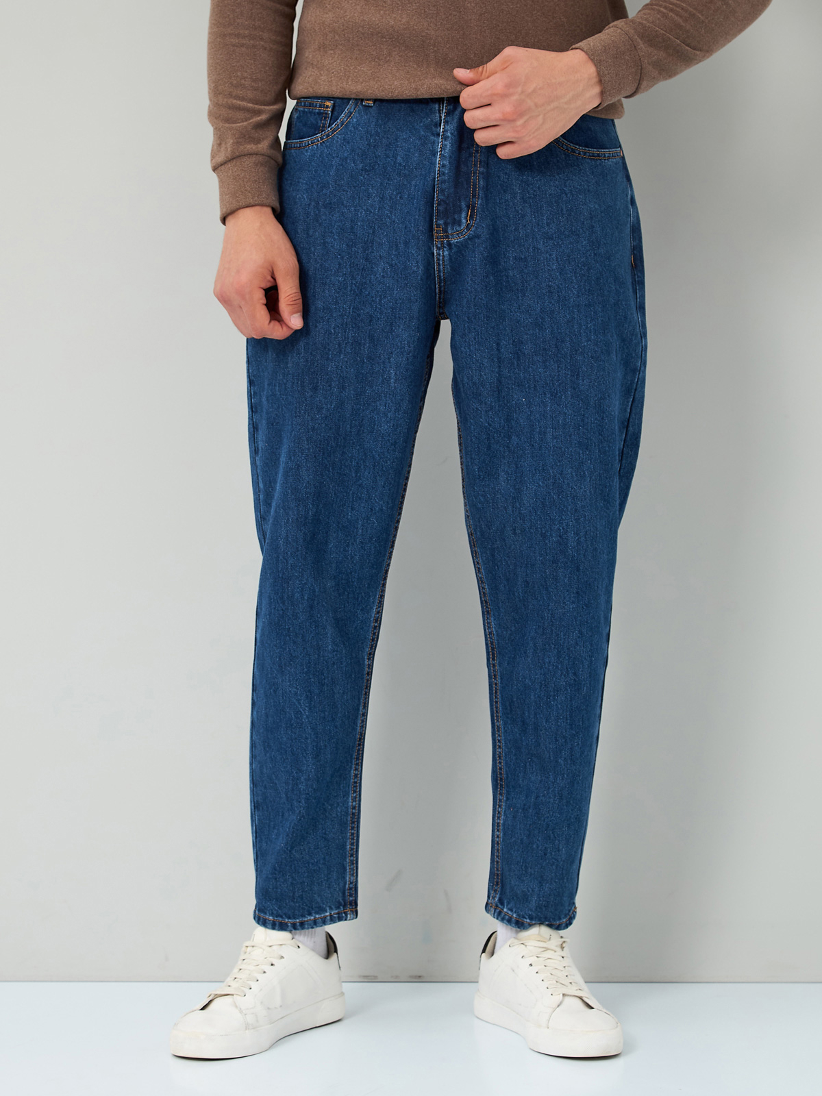 Мужские джинсы mom на невысокий рост