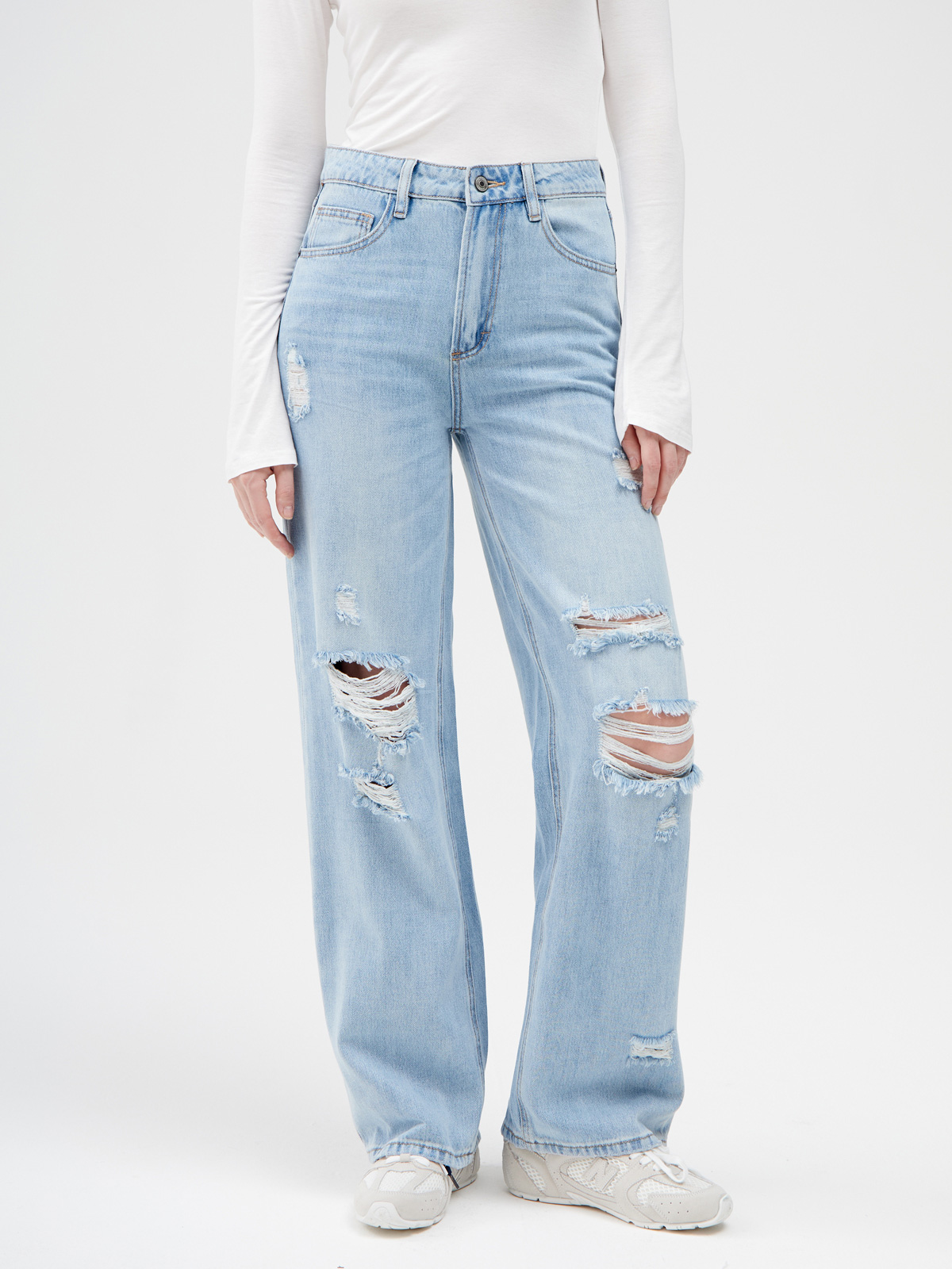 Женские Джинсы  ШИРОКИЕ