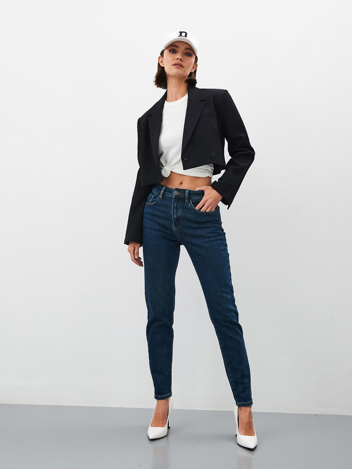 Утепленные Женские Джинсы Мом "Ут. Начёс"