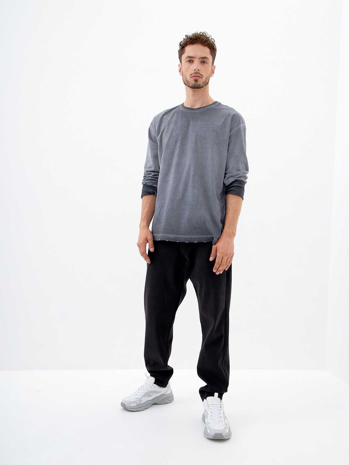 Утепленные Мужские джинсы  TAPER-SLIM