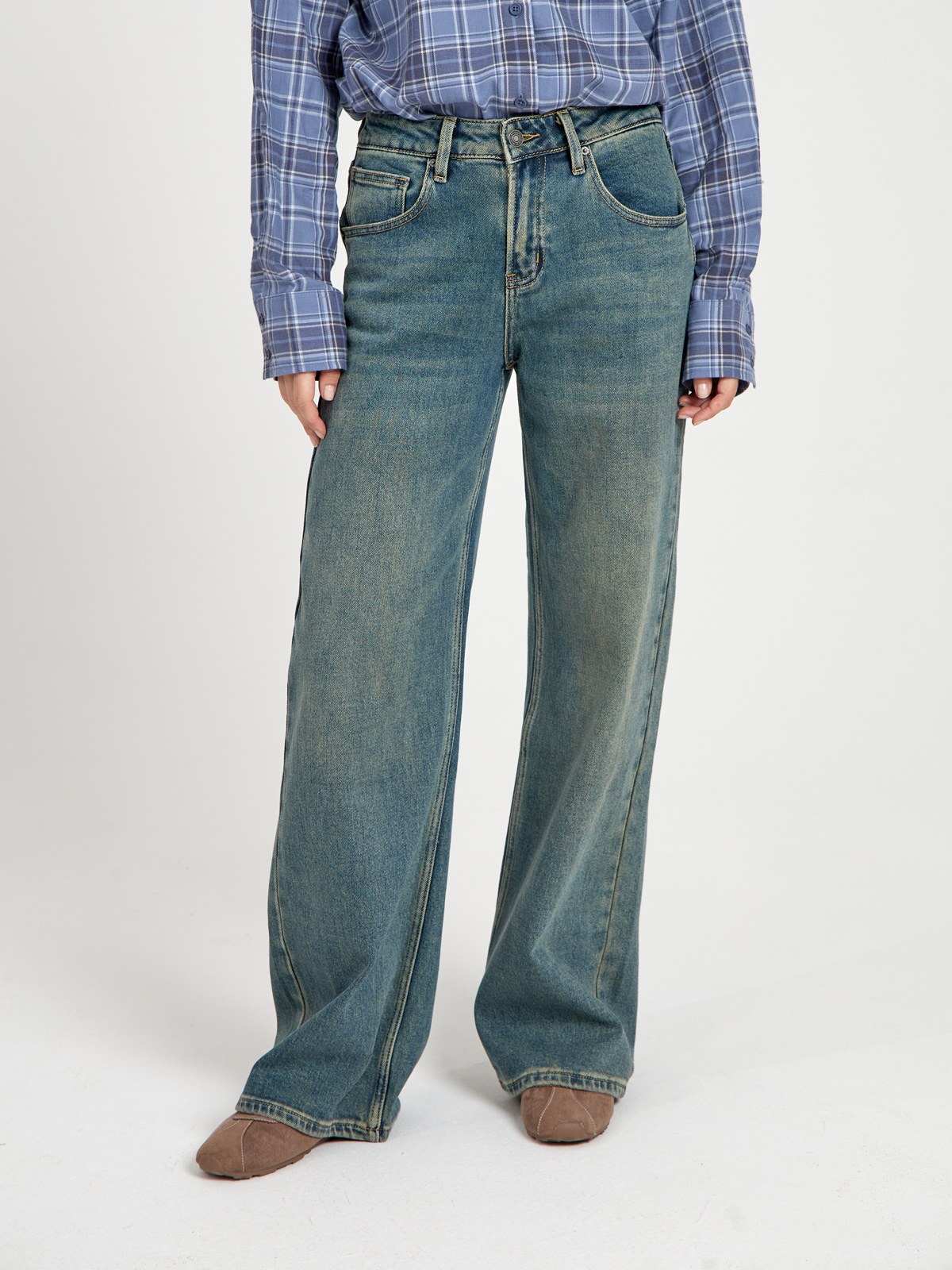 Женские Джинсы WIDE LEG