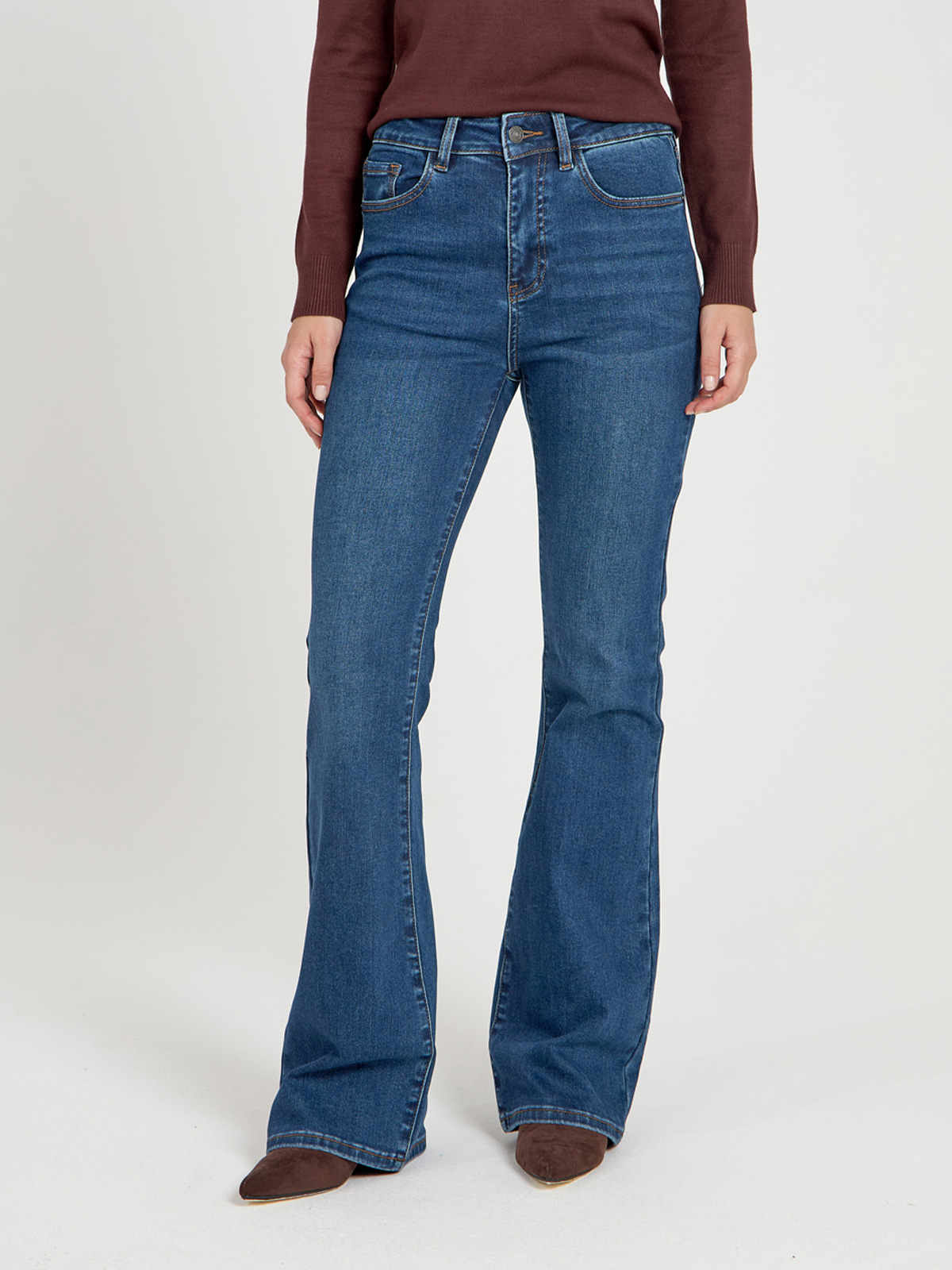 Женские джинсы клеш