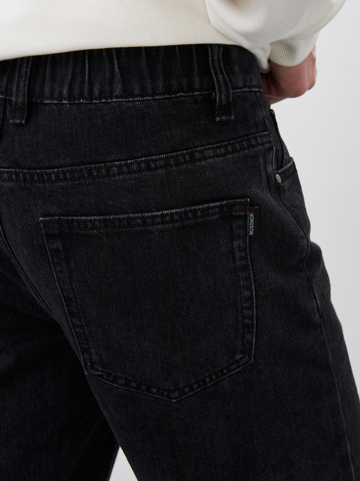 Мужские джинсы широкие с регулируемой посадкой