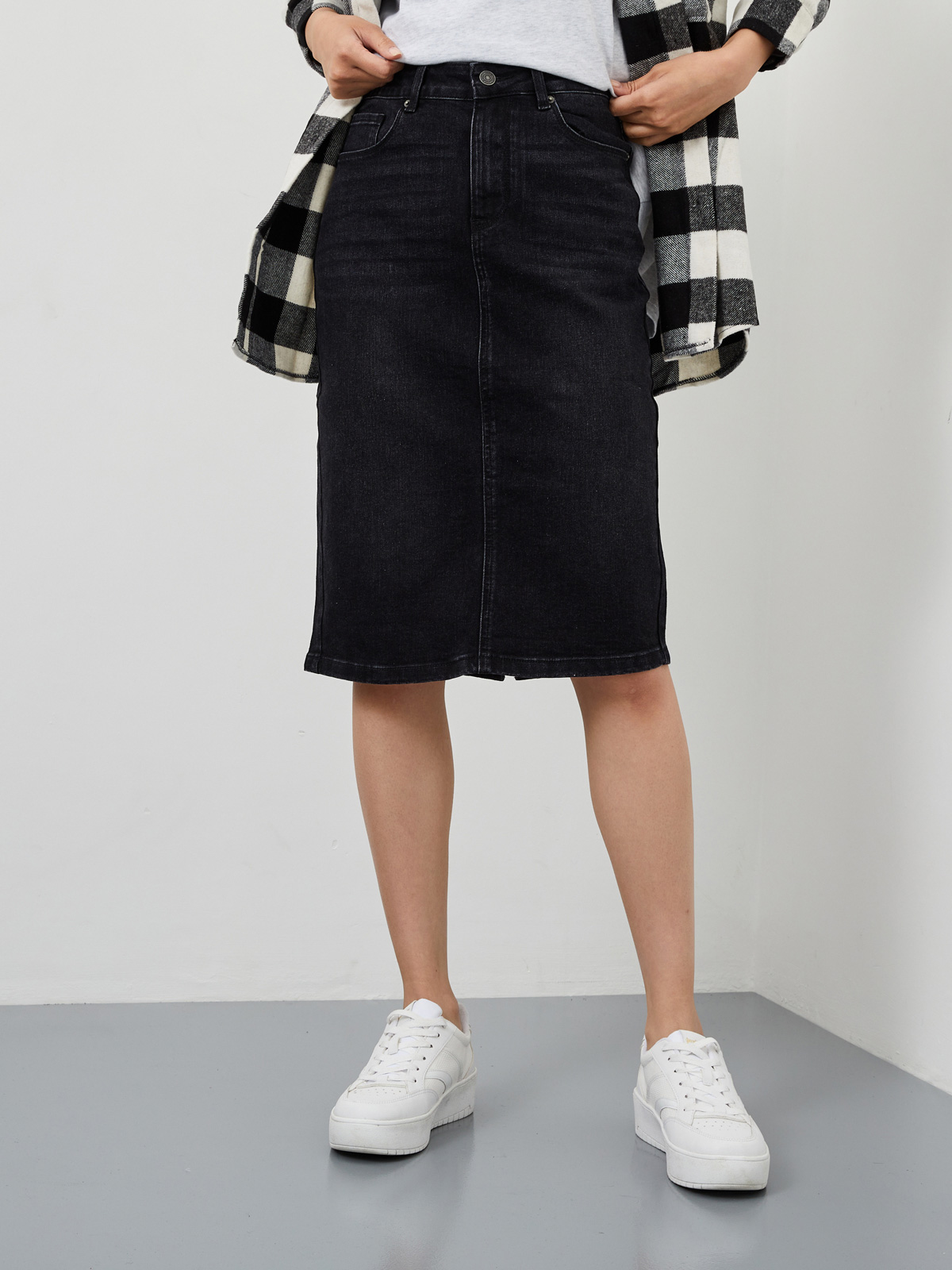 Женская джинсовая юбка