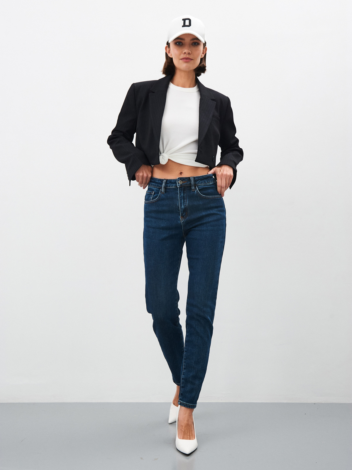 Утепленные Женские Джинсы Мом "Ут. Начёс"