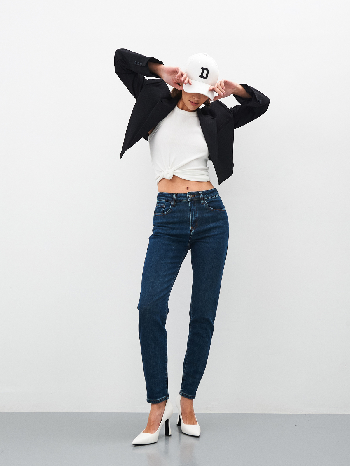 Утепленные Женские Джинсы Мом "Ут. Начёс"