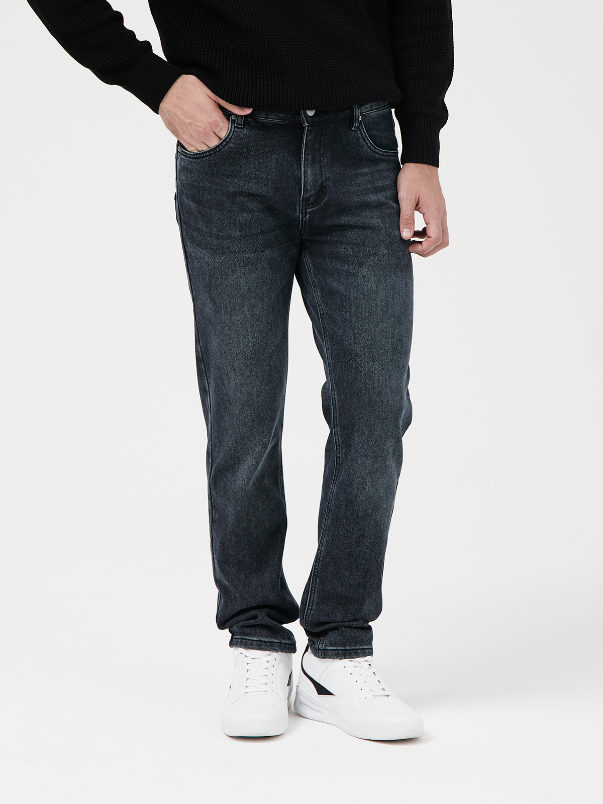 Мужские Джинсы утепленные TAPER-SLIM