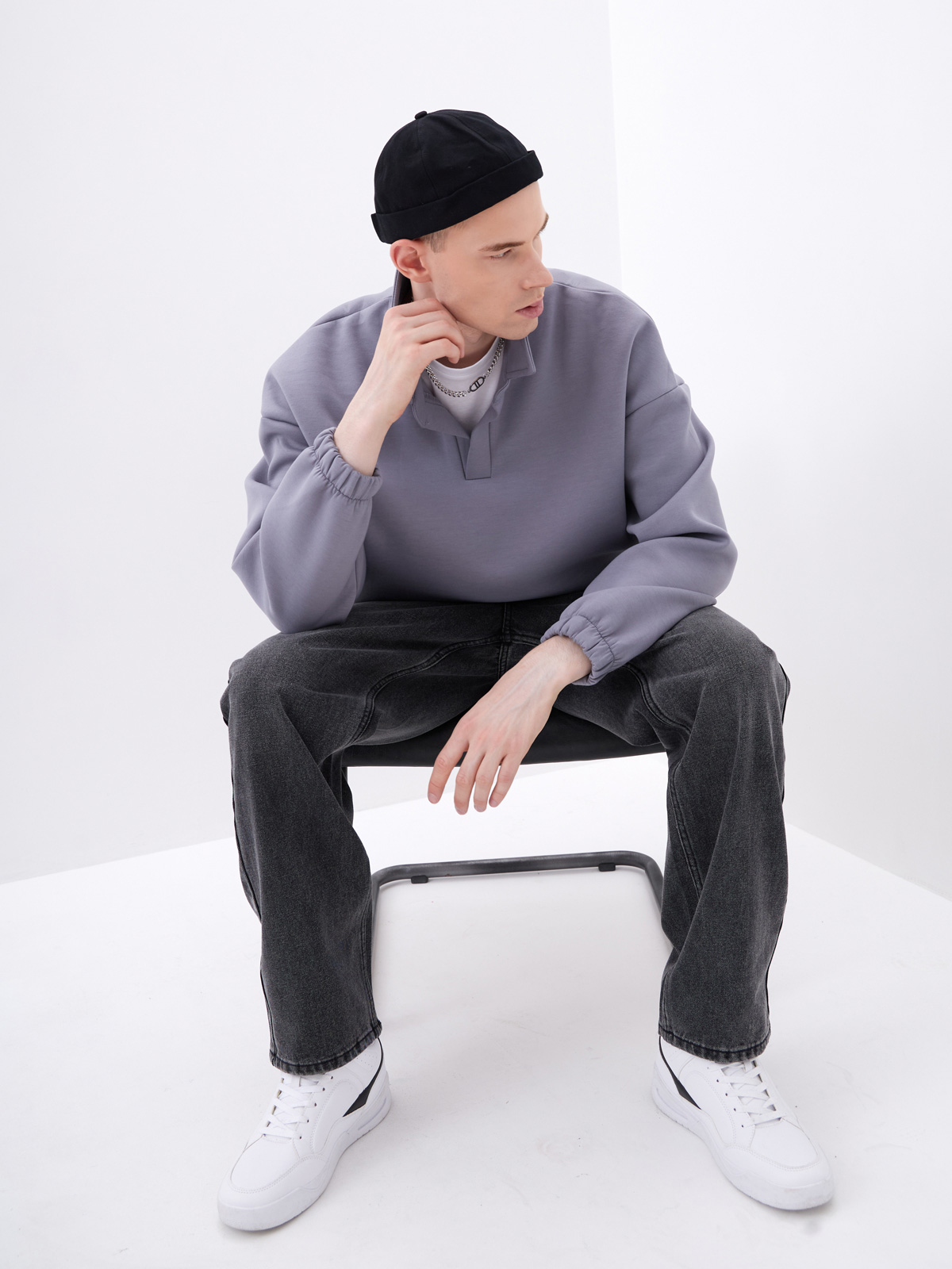 Мужские джинсы широкого кроя