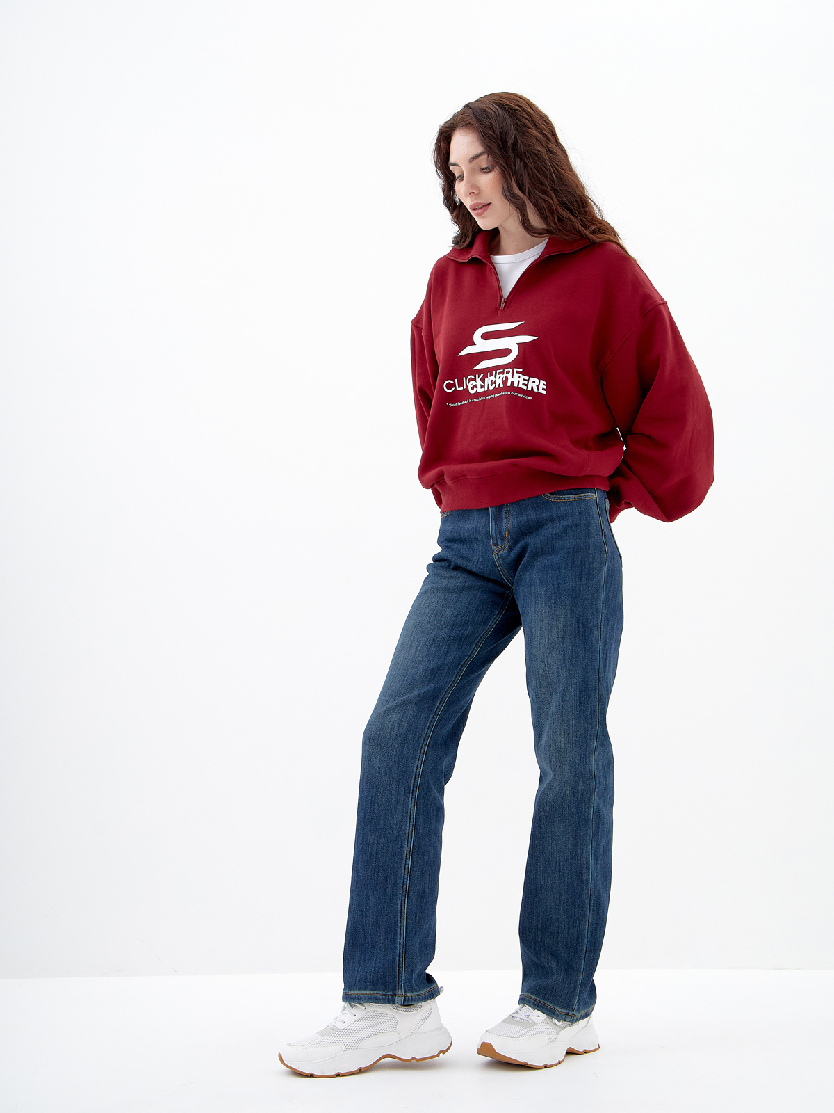 Утепленные Женские Джинсы  Прямые