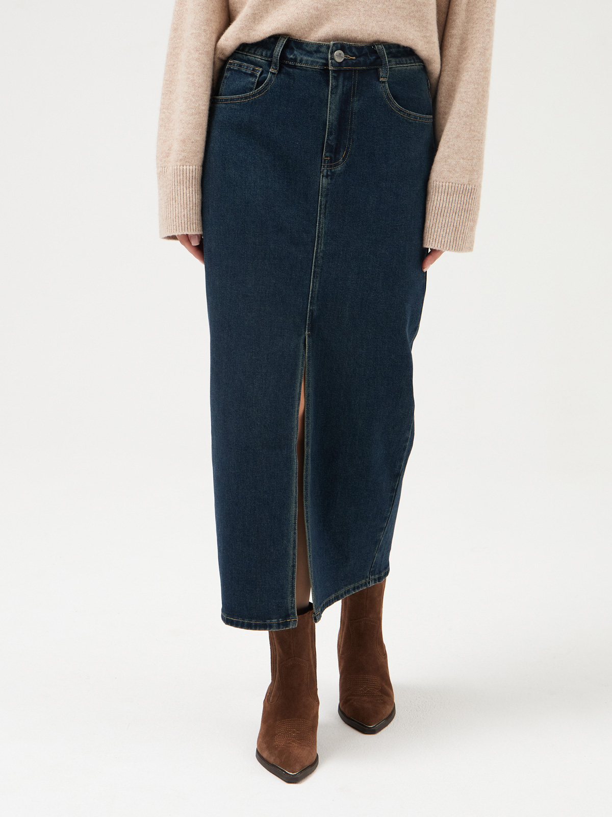 Женская Юбка MIDI