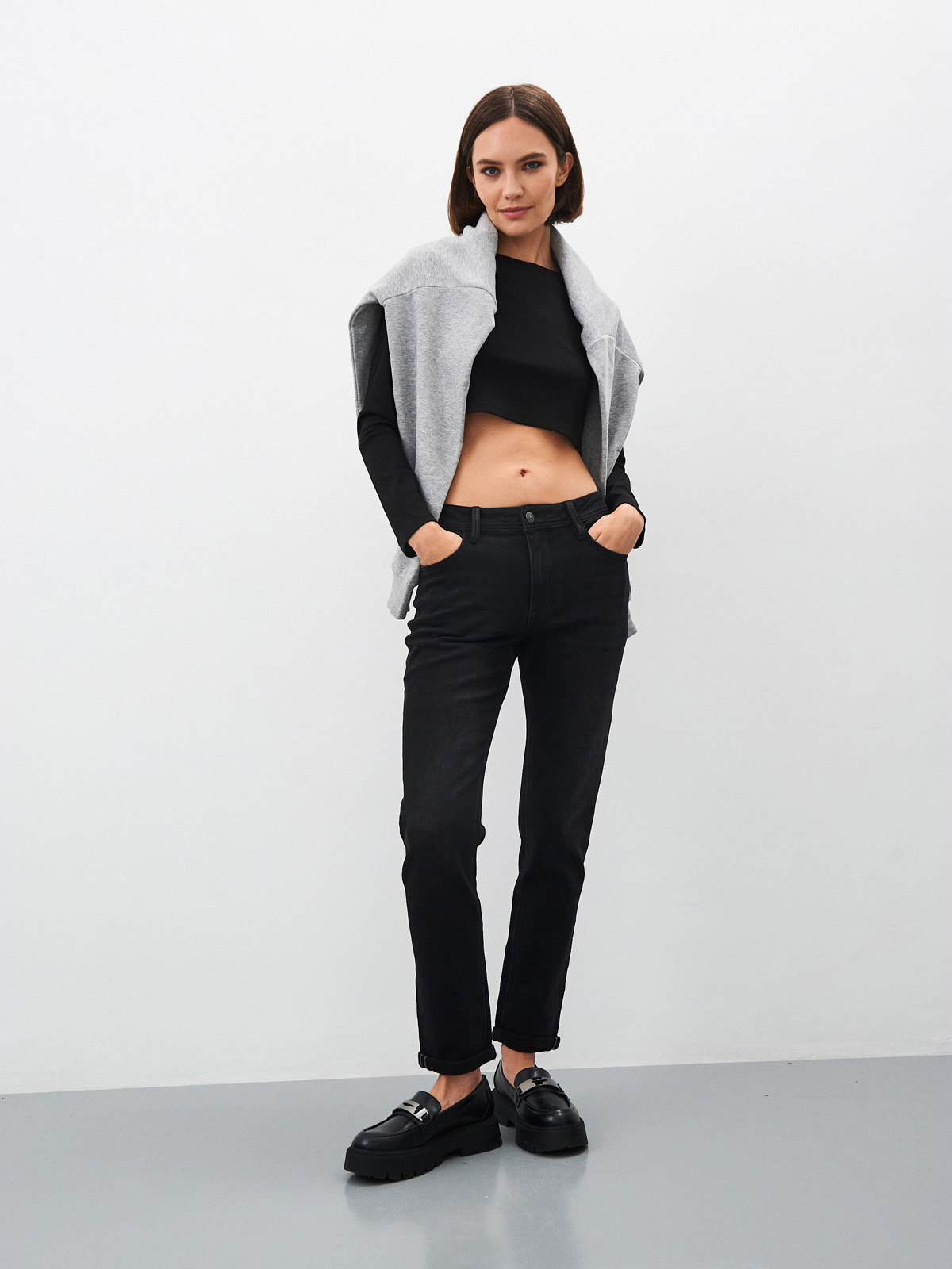 Утепленные Женские Джинсы  Бойфренды "Ут. Начёс"