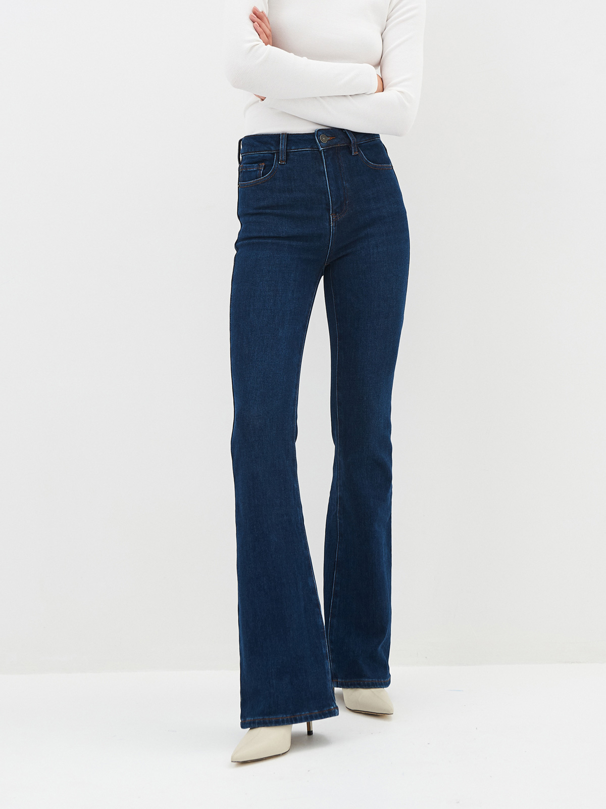 Утепленные Женские Джинсы Клеш "Ут. Начёс"