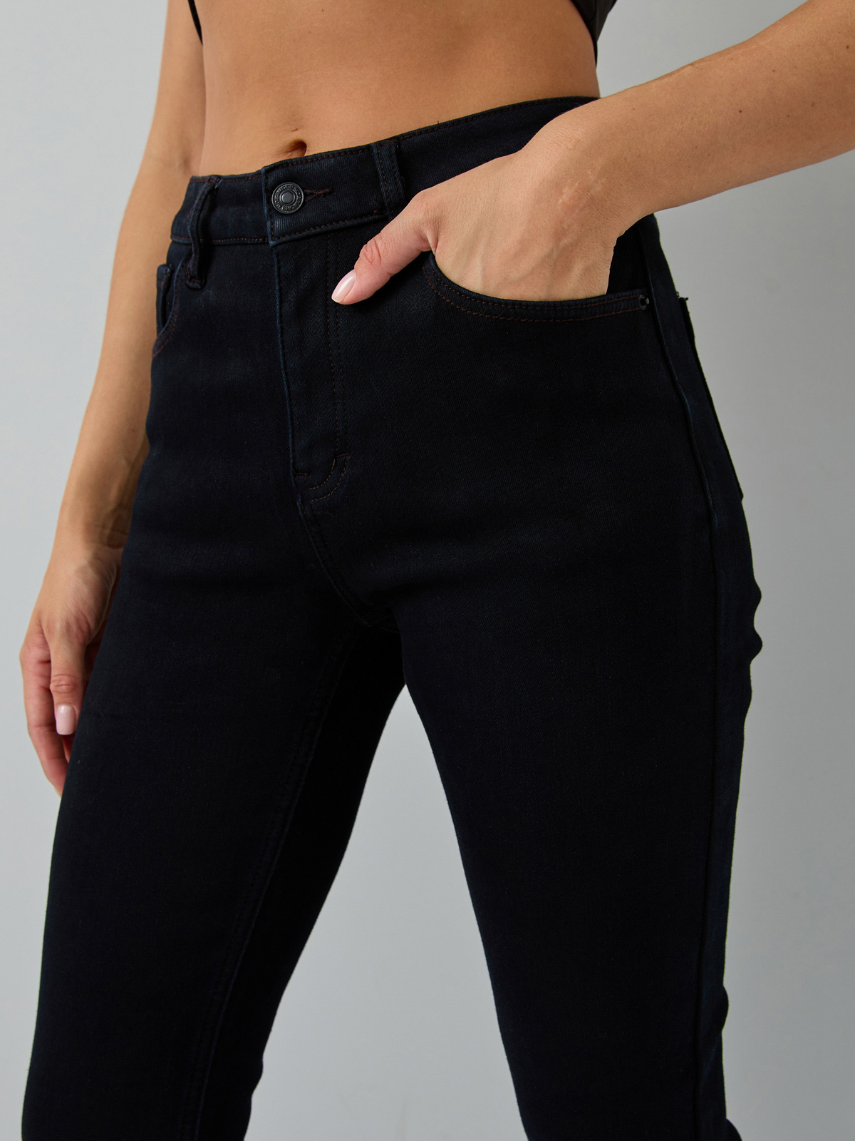 Утепленные Женские Джинсы  Прямые