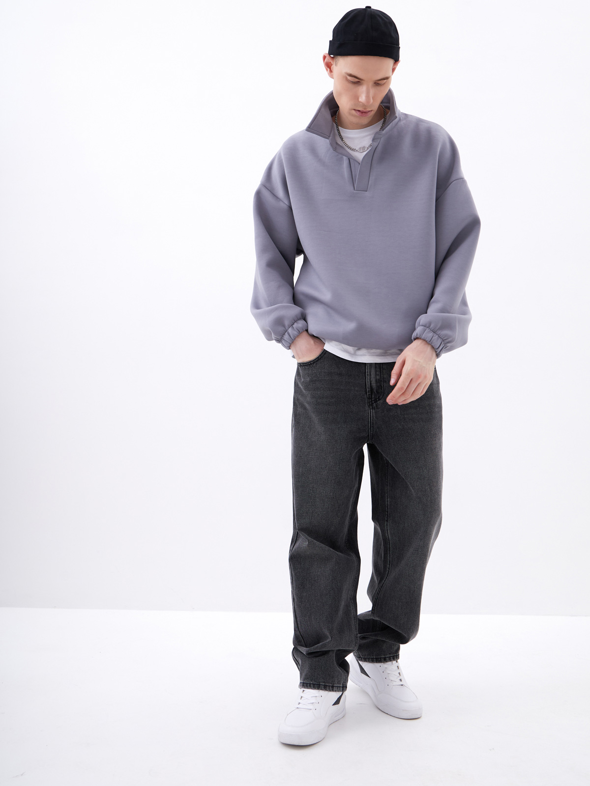 Мужские джинсы широкого кроя