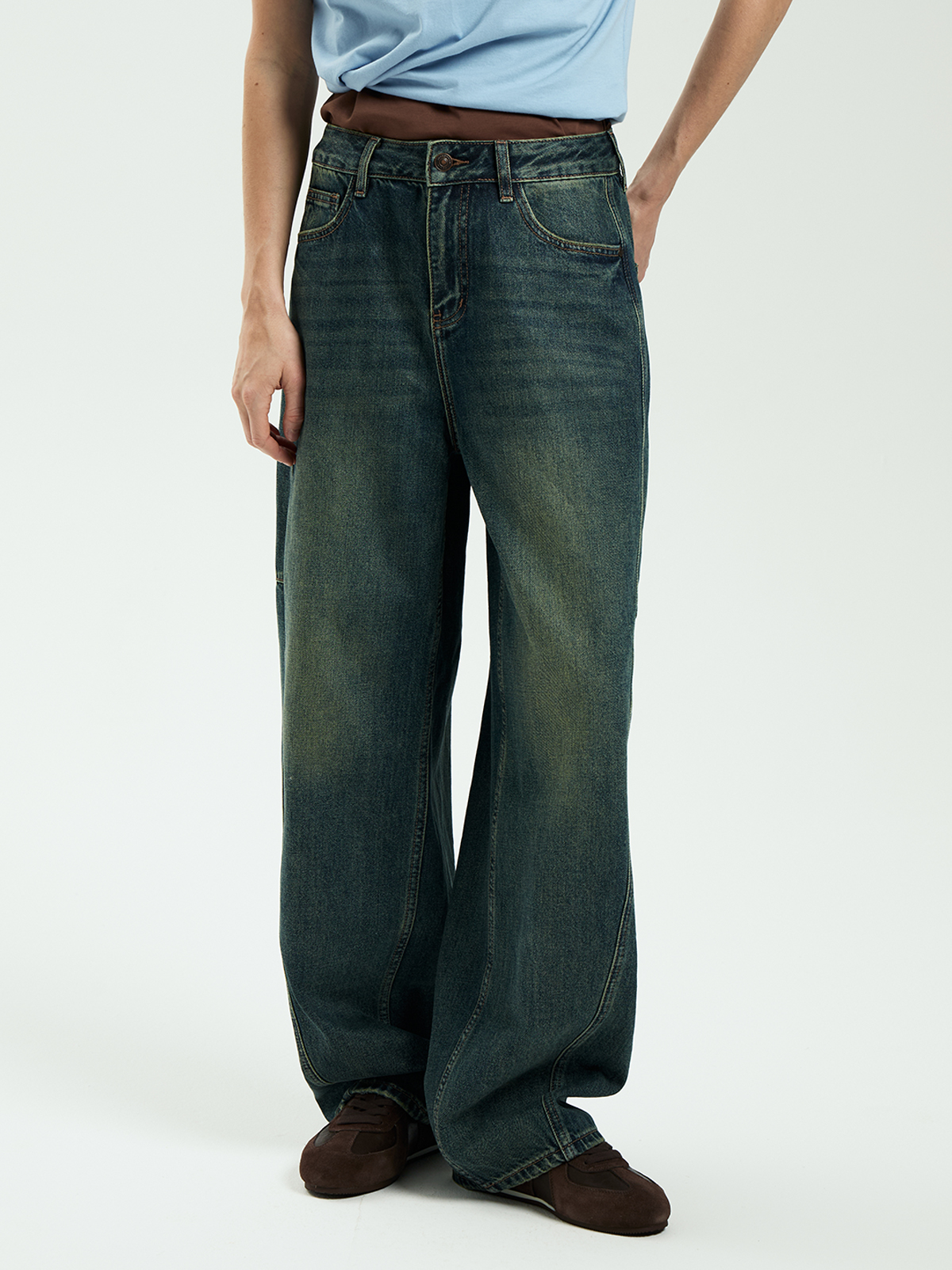 Женские Джинсы БЭГГИ