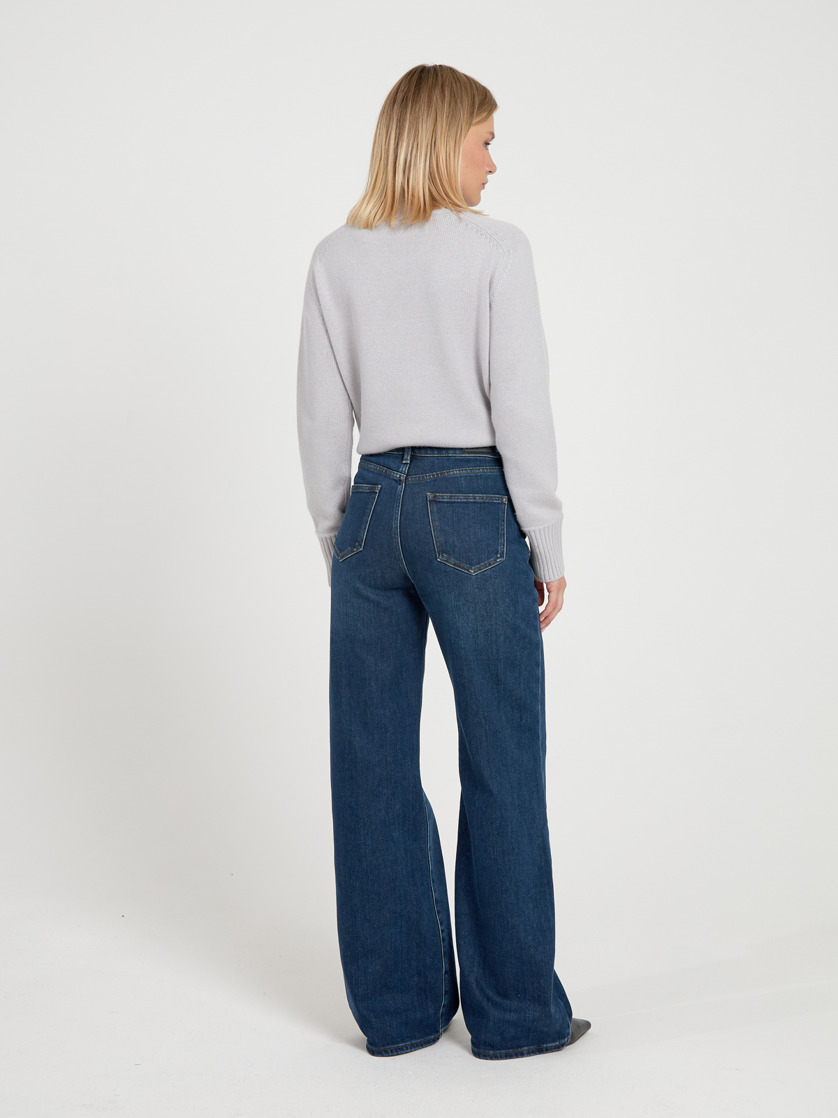 Женские Джинсы Утепленные WIDE LEG