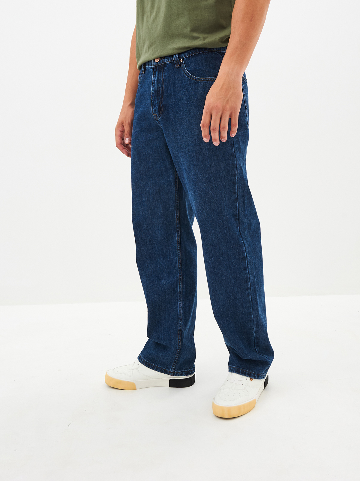 Мужские джинсы широкие с регулируемой посадкой