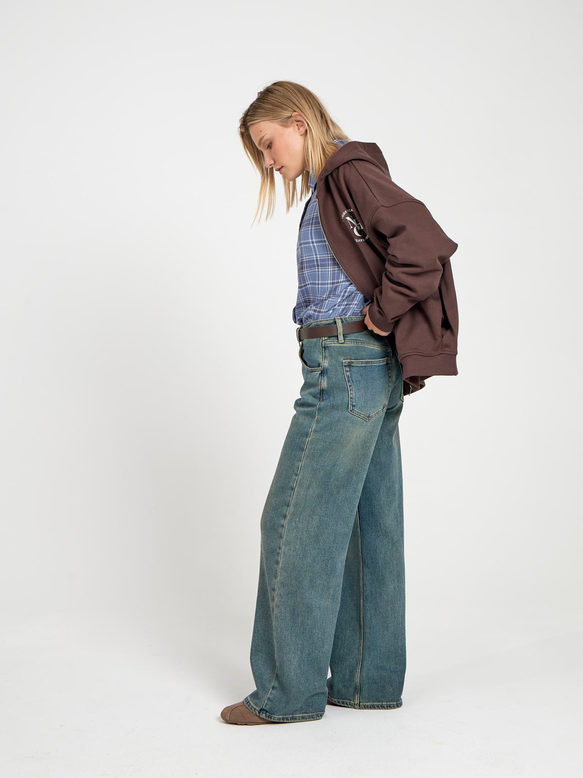 Женские Джинсы WIDE LEG