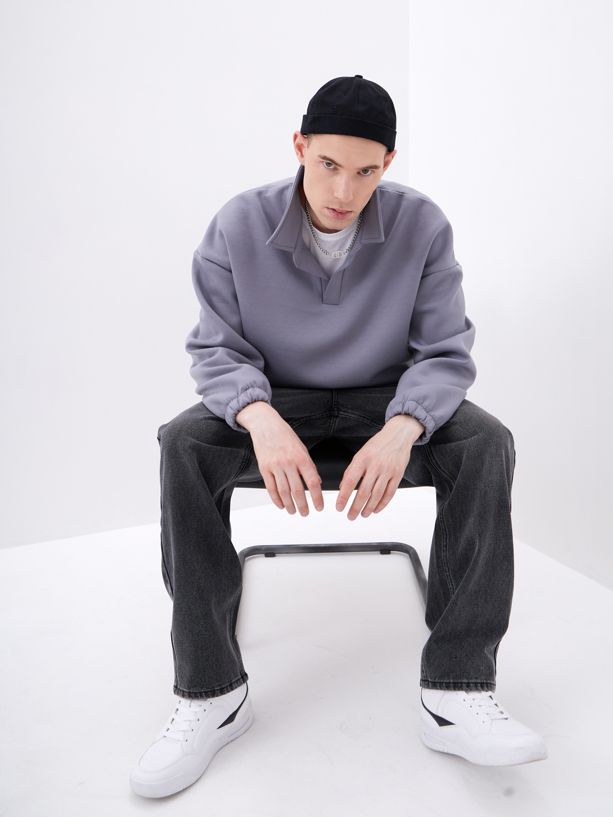 Мужские джинсы широкого кроя