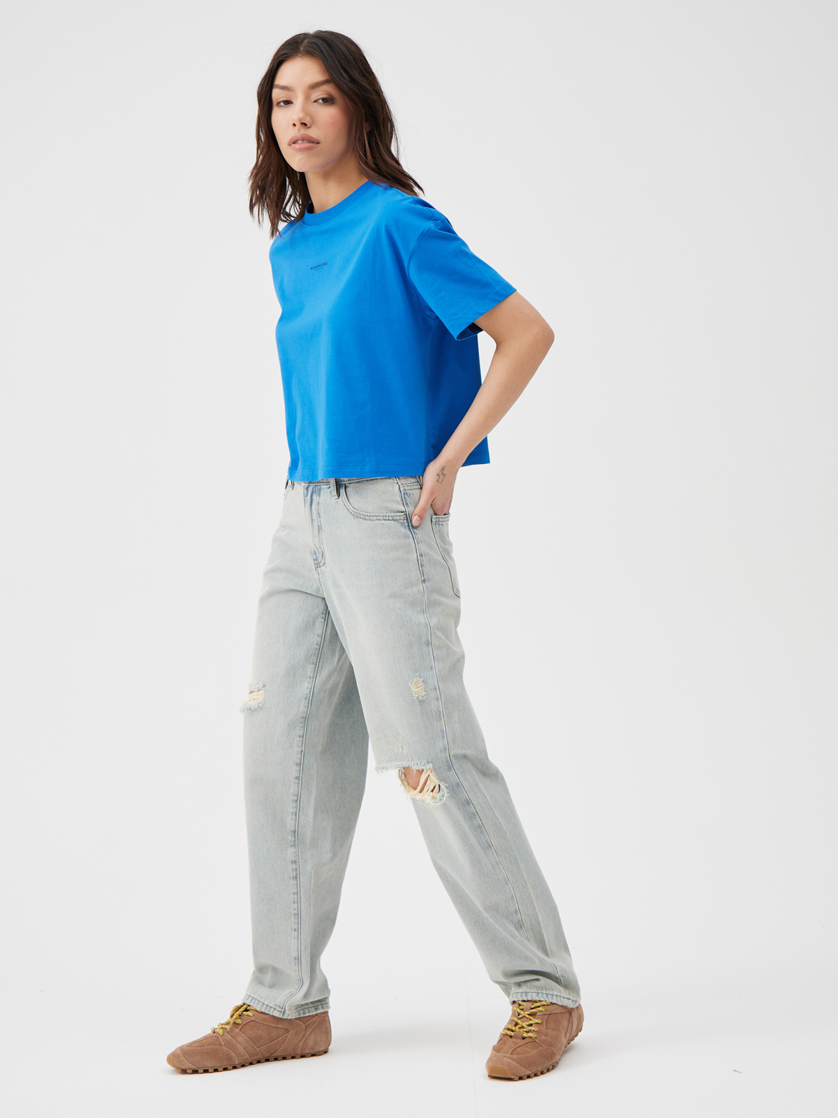 Женские Джинсы  ШИРОКИЕ