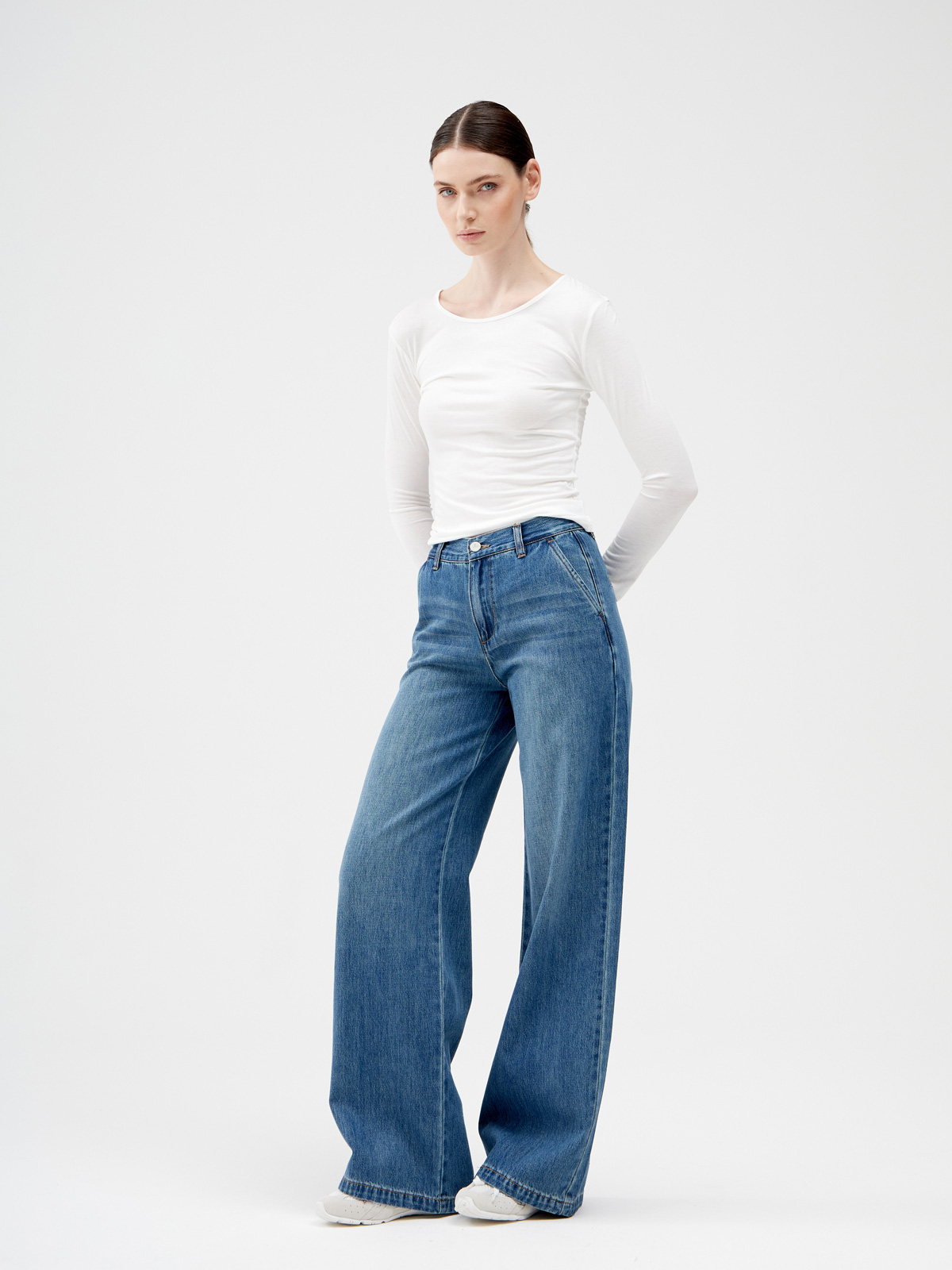 Женские Джинсы WIDE LEG