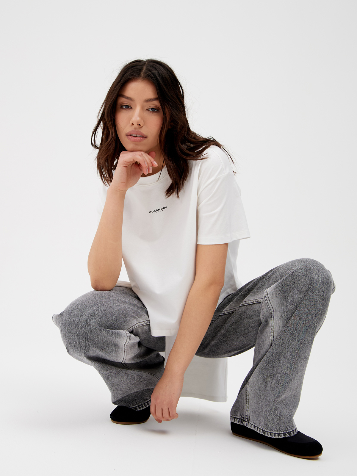 Женские Джинсы  ШИРОКИЕ