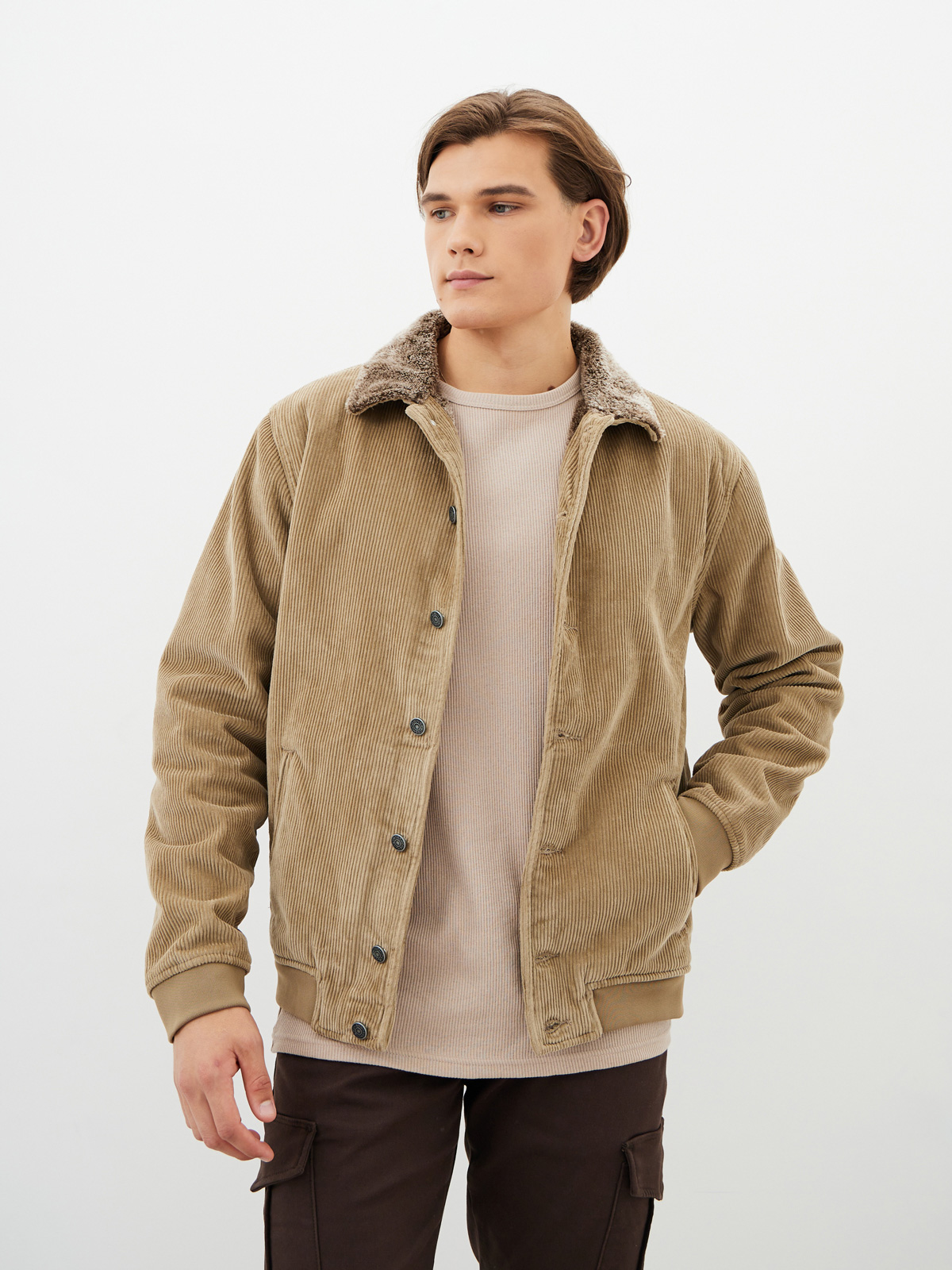 Мужской Бомбер Утепленный